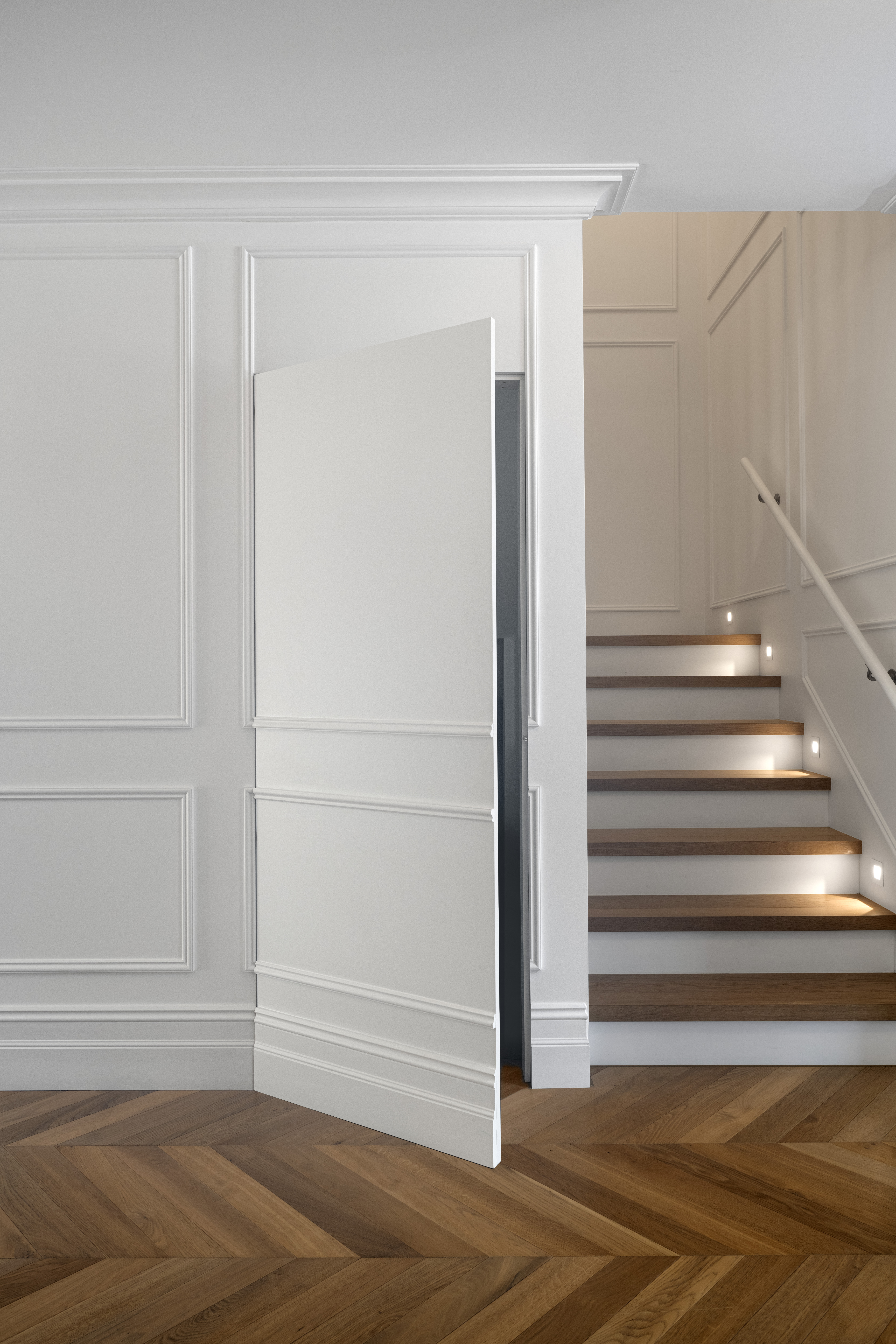 Interior staircase photography