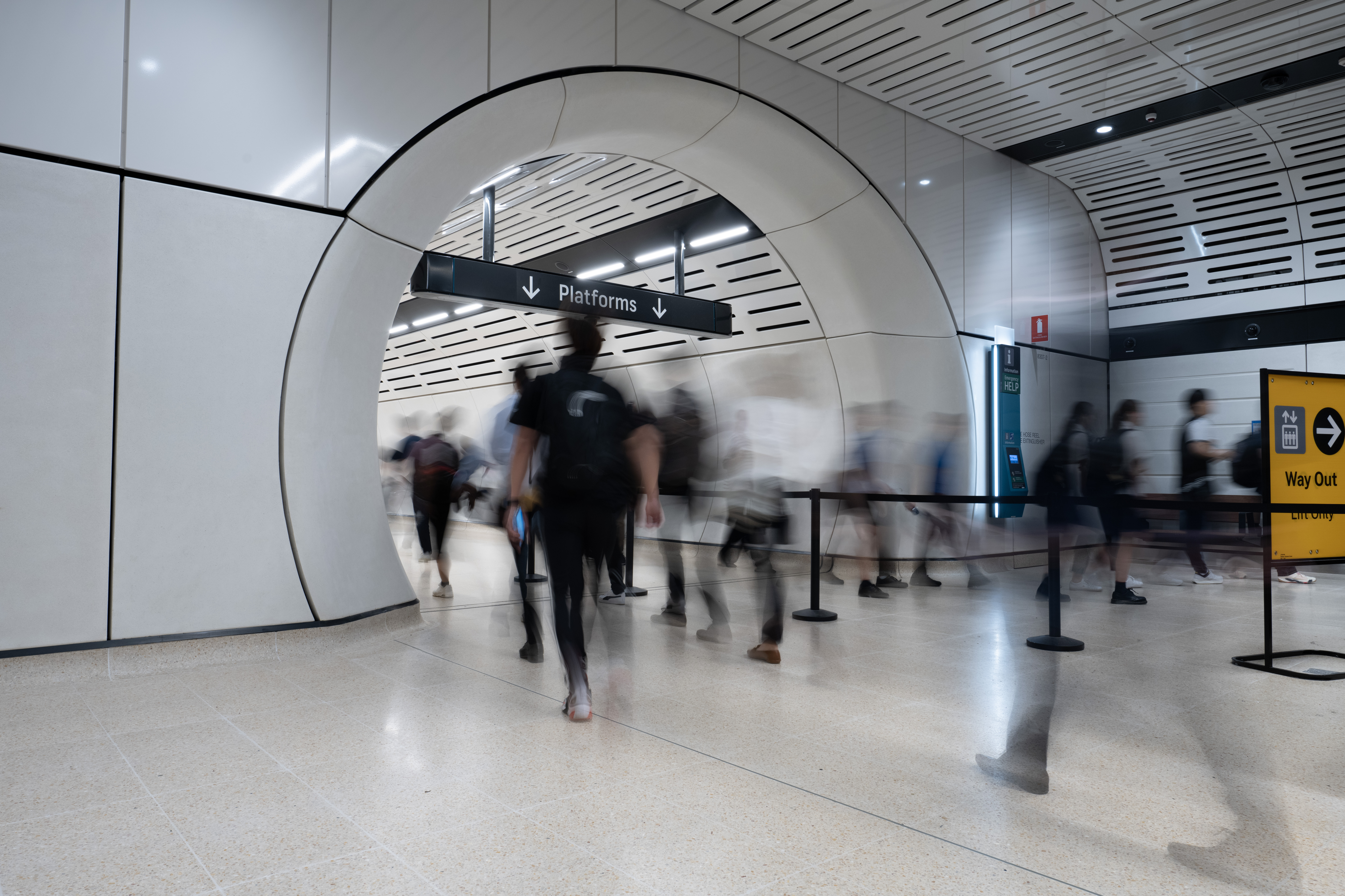 Social media campaign photography — metro station